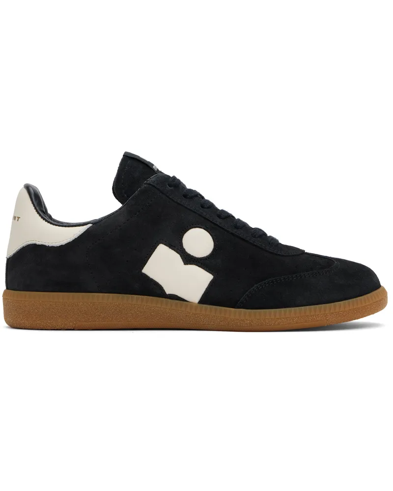 Isabel Marant Black & Off-White Bryce Sneakers Fkck