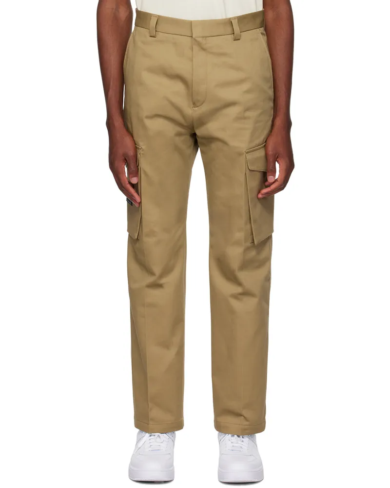 HUGO BOSS Brown Zip Cargo Pants 242