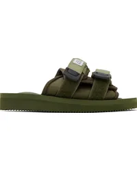 SUICOKE Khaki MOTO-Cab Sandals Olive