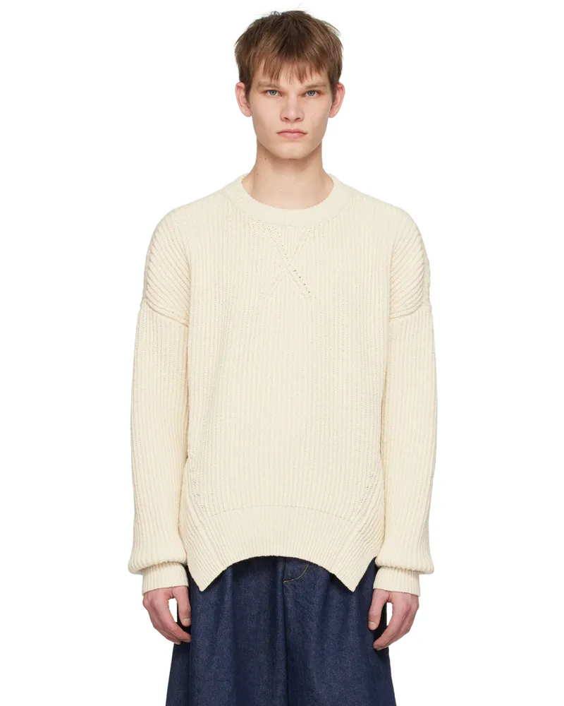 Jil Sander Off-White Oversized Sweater 109