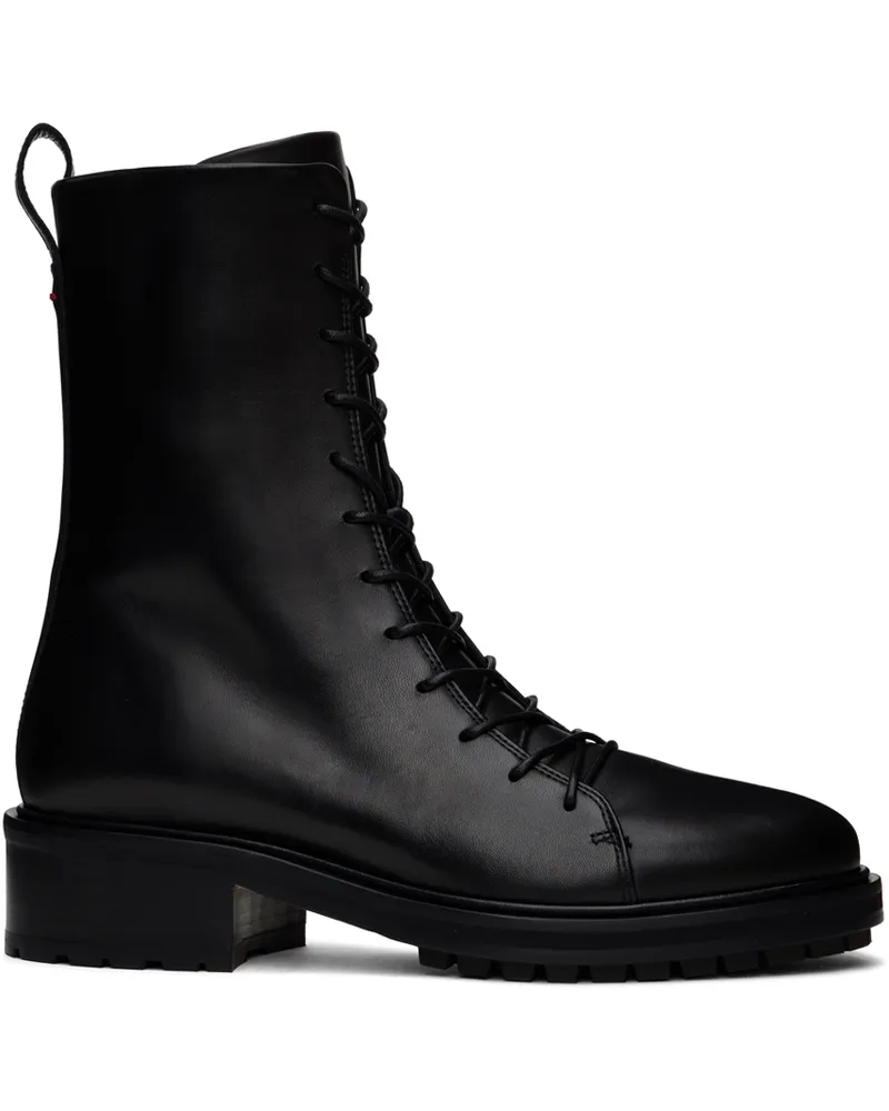 aeyde Black Isa Boots Black