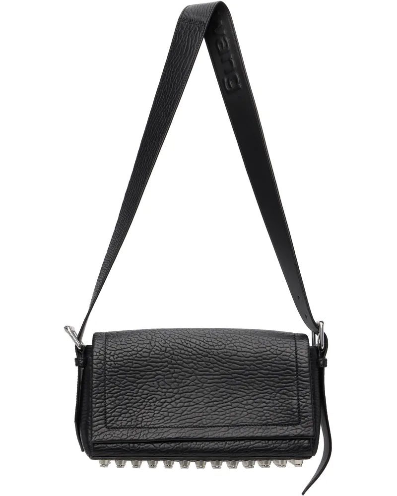 Alexander Wang Black Medium Ricco Flap Bag 001