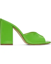 Paris Texas Green Anja Heeled Sandals Kiwi