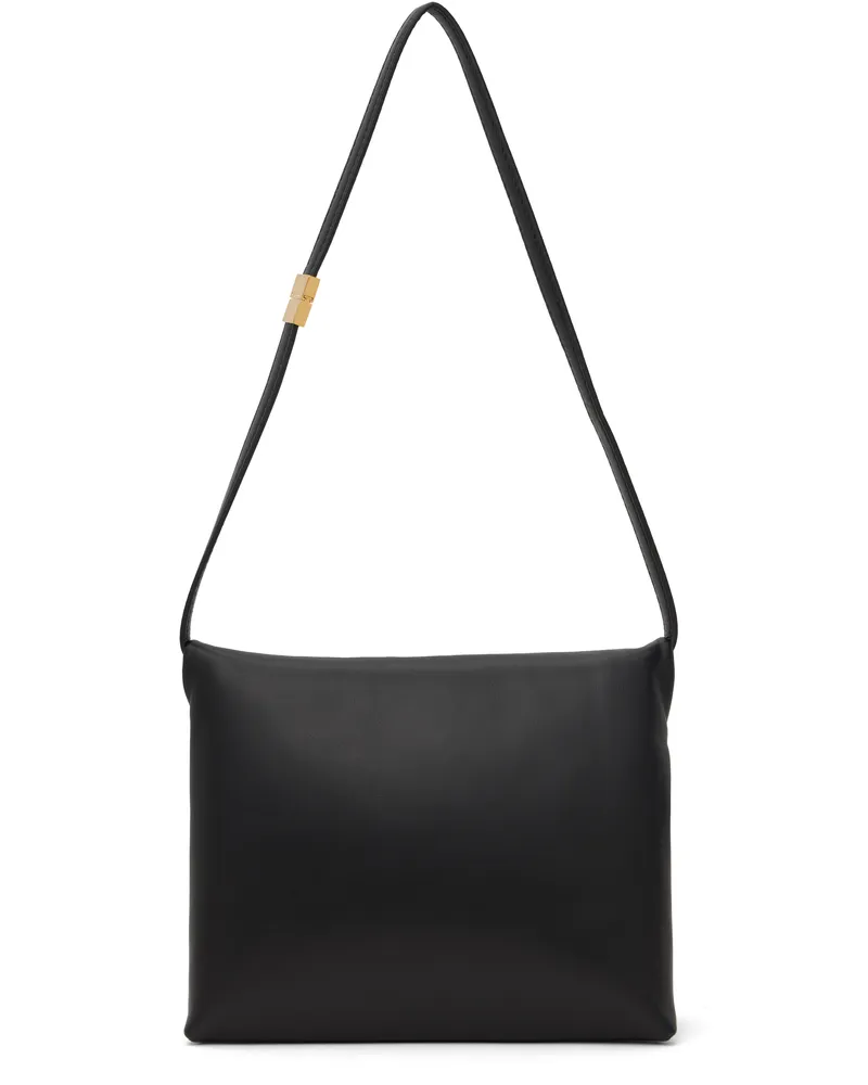Marni Black Soft Calf Leather Pochette Bag 00n99