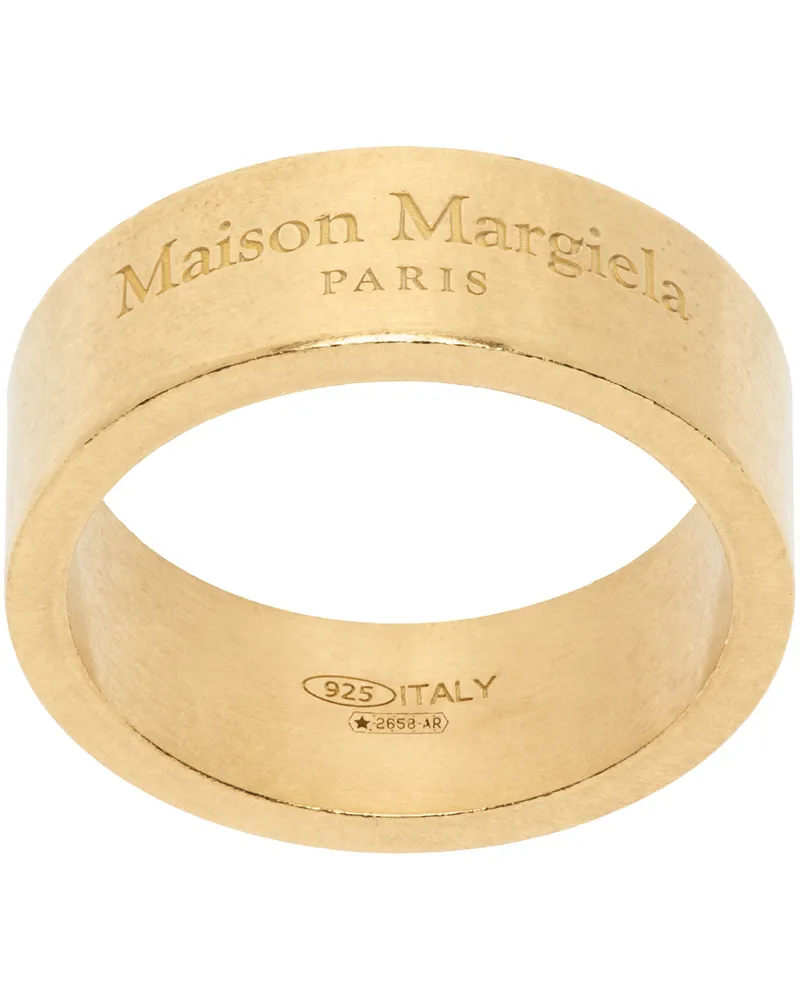 Maison Margiela Gold Logo Ring 950