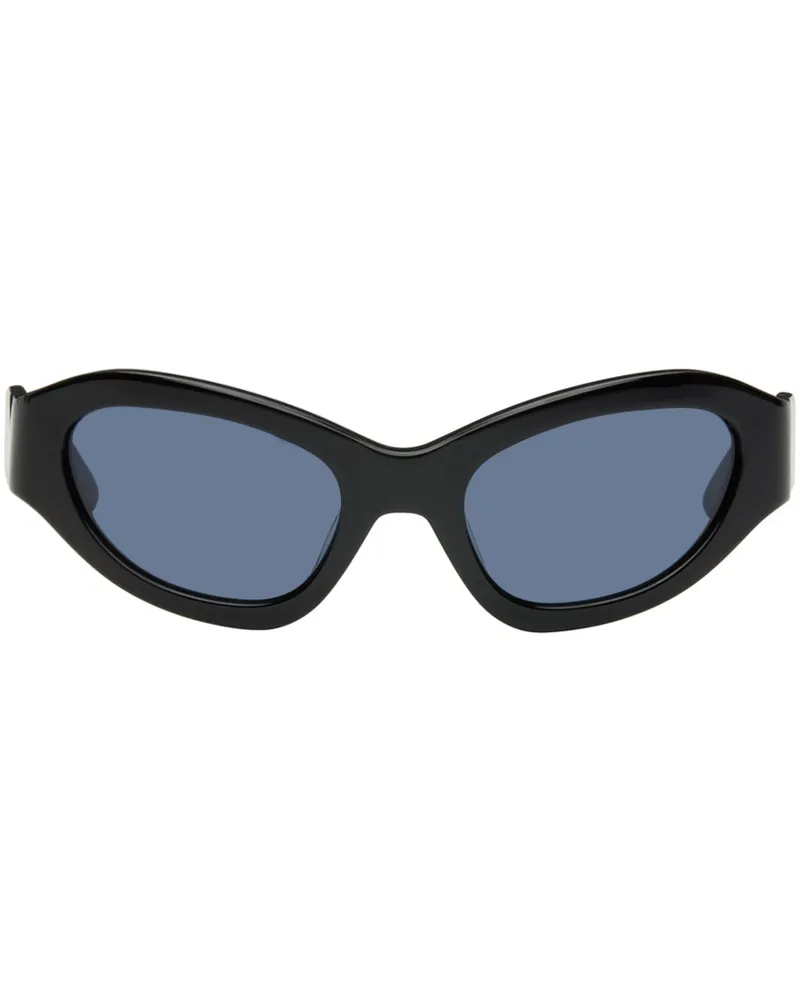 Eckhaus Latta SSENSE Exclusive Black 'The Bug' Sunglasses Black
