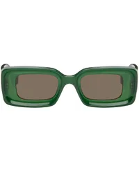 Loewe Green Rectangular Sunglasses 95e