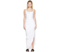 White 'La Robe Saudade' Maxi Dress