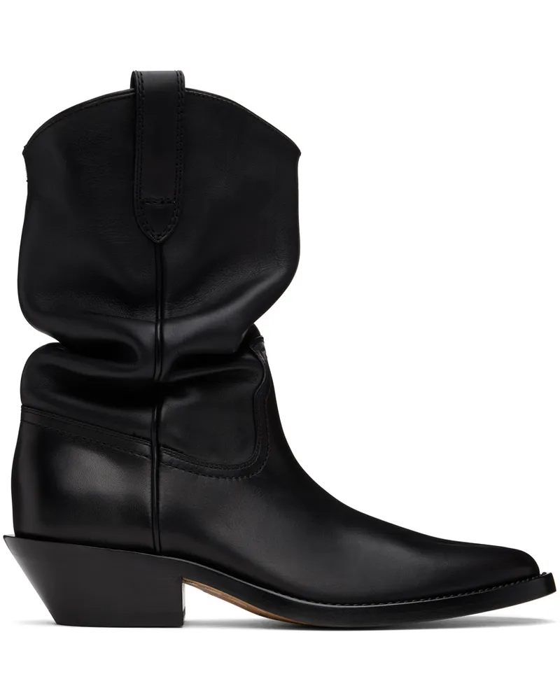Maison Margiela Black Tabi Western Boots H8396