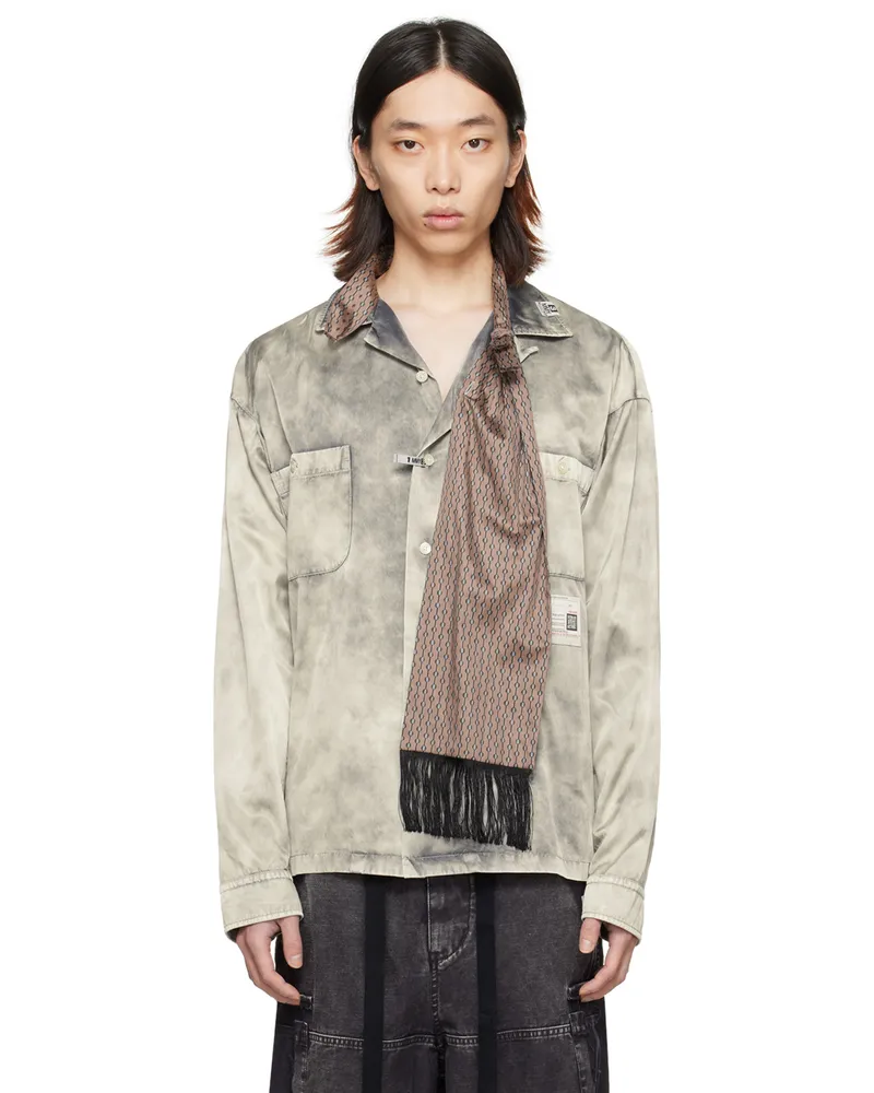 MIHARAYASUHIRO Gray Accessories Mixed Shirt Lt.gray