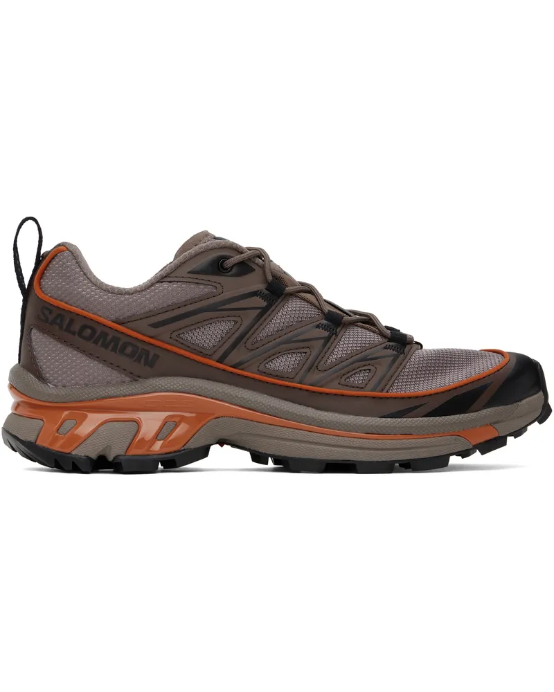 Salomon Brown & Orange Xt-6 Expanse Sneakers Iron