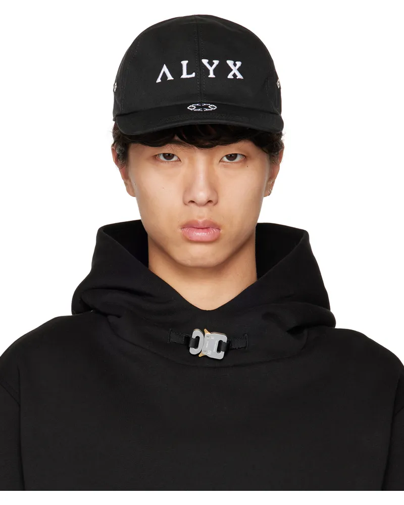 1017 ALYX 9SM Black Embroidered Hat Black