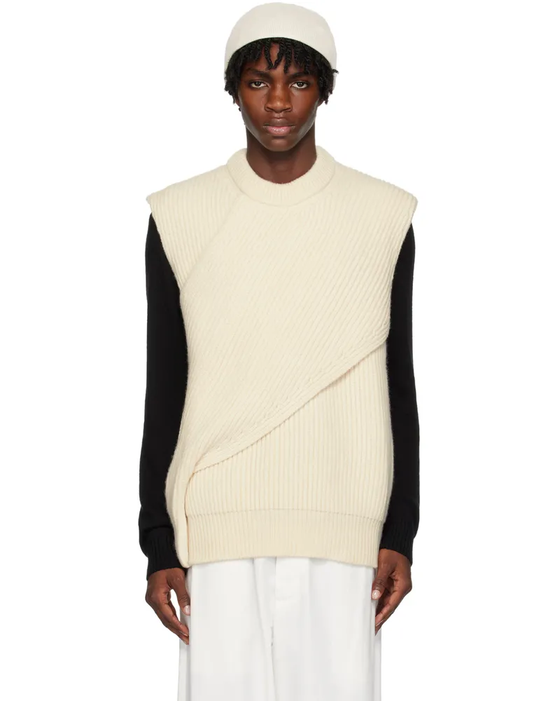 Jil Sander Off-White Layered Vest 106