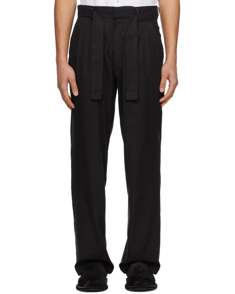 COMMAS Black Tailored Trousers Black