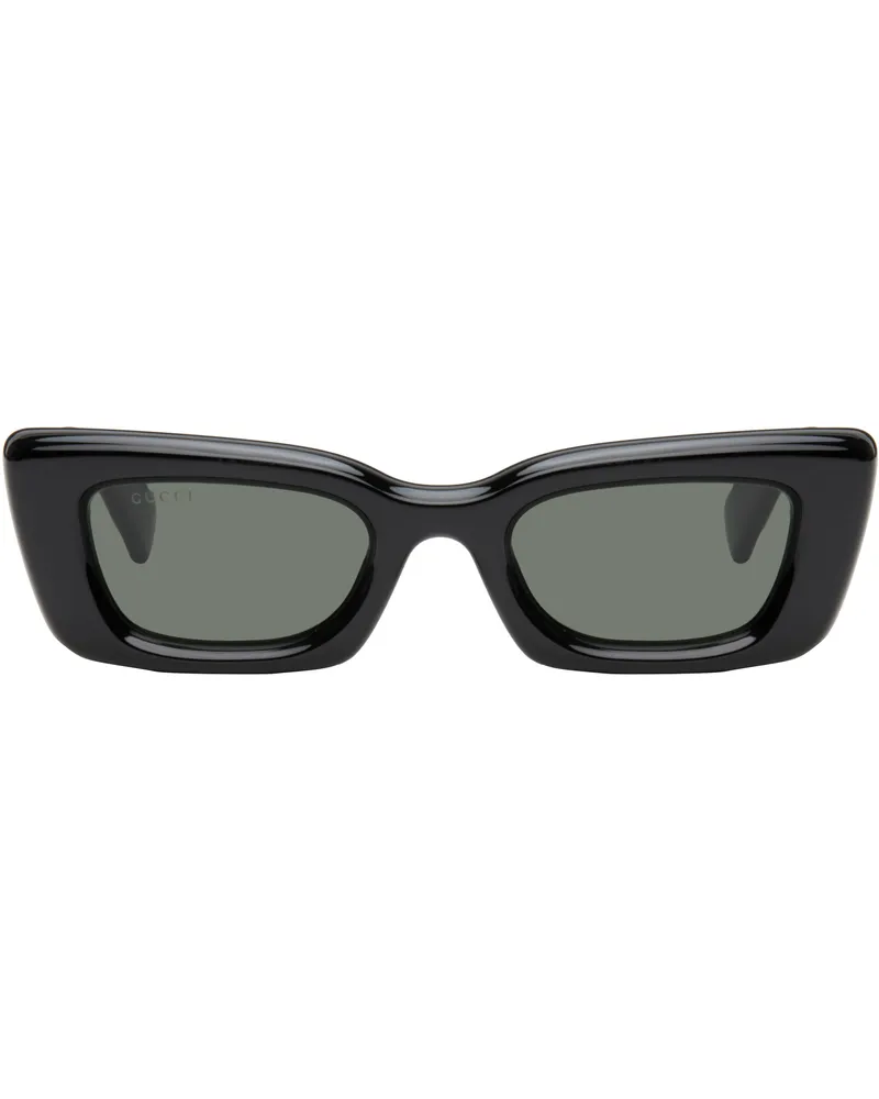 Gucci Black GG Big Cat Eye Sunglasses 001
