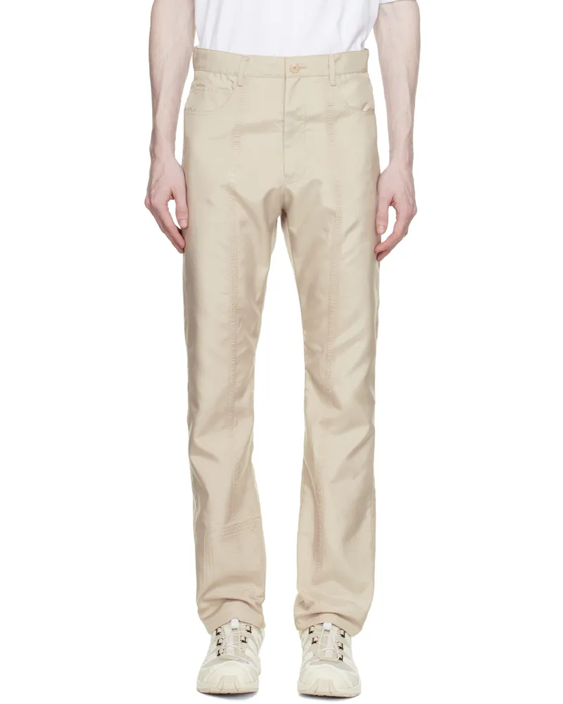 Kanghyuk Beige Airbag Trousers Beige