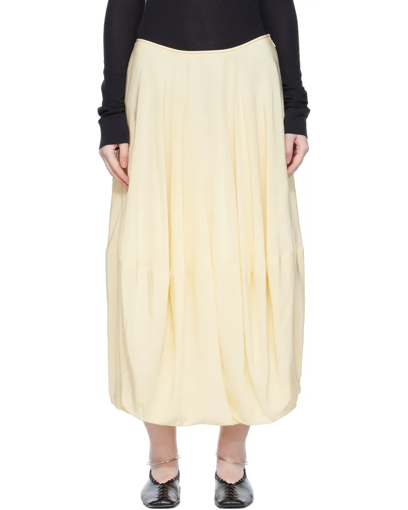 Christophe Lemaire Off-White Balloon Maxi Skirt Bg247