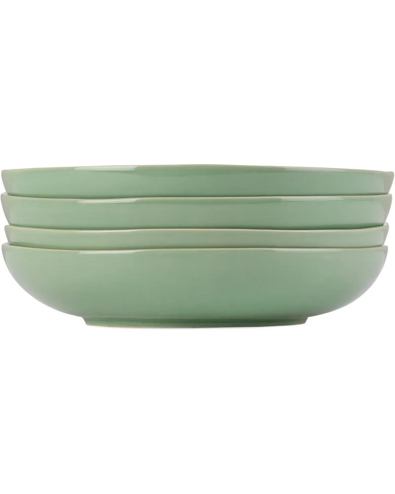 The Conran Shop Green Luna Pasta Bowl Set, 4 pcs Celadon