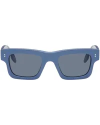 J.W.Anderson SSENSE Exclusive Blue Rectangle Sunglasses 810