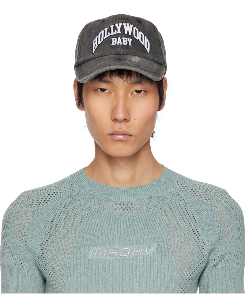 MISBHV Black 'Hollywood Baby' Cap Washed