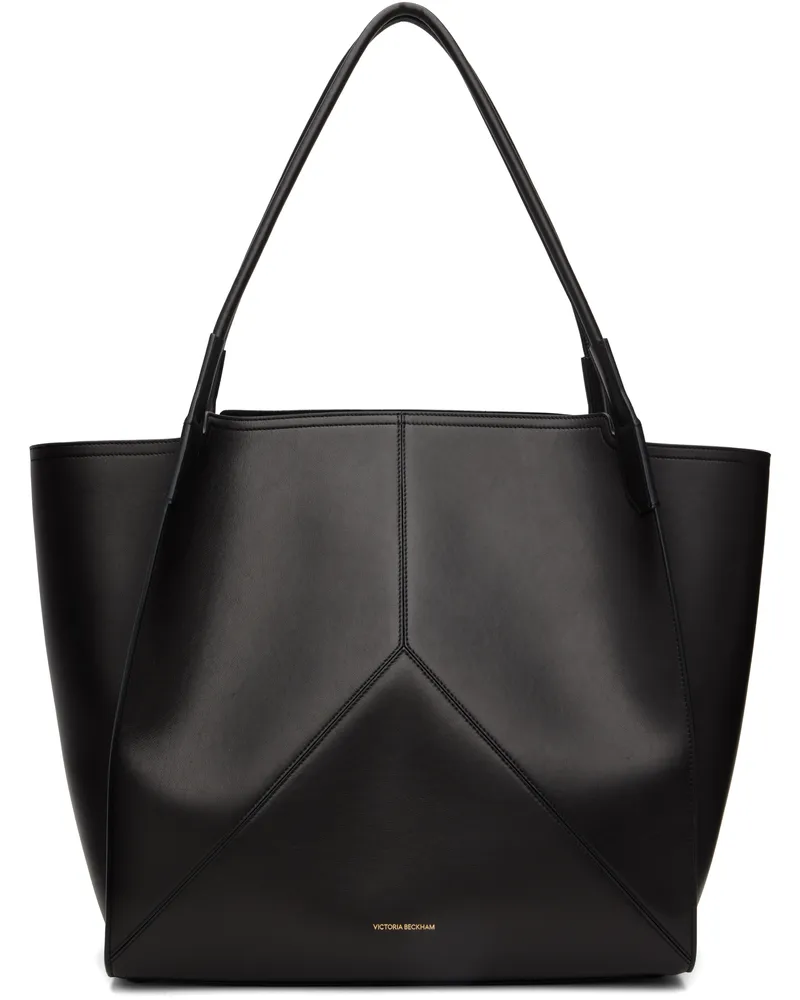 Victoria Beckham Black 'Victoria' Soft Leather Tote Black