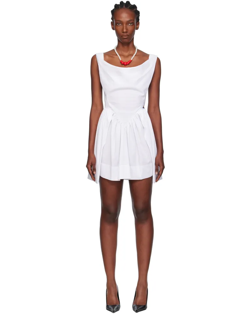 Vivienne Westwood White Sunday Minidress A401