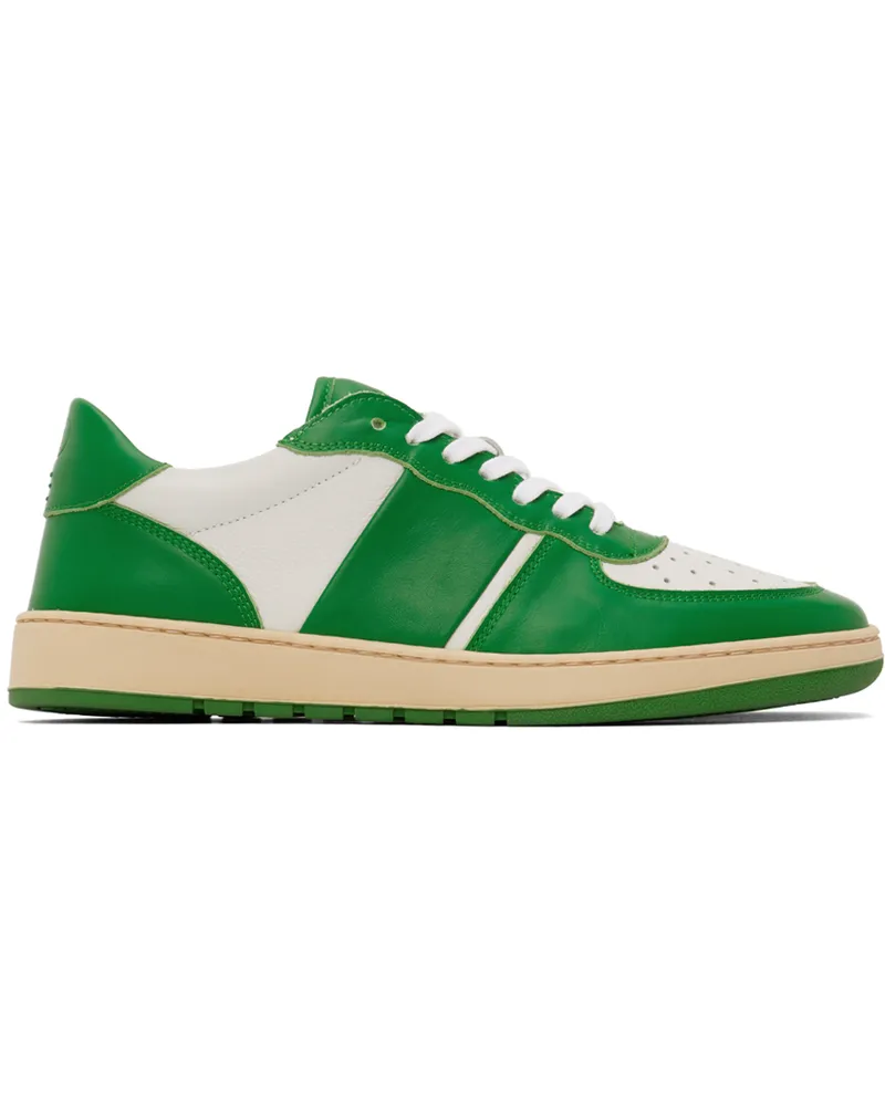 Collegium Green & White Pillar Destroyer Low Sneakers White