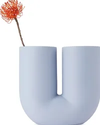 Muuto Blue Porcelain Kink Vase Light