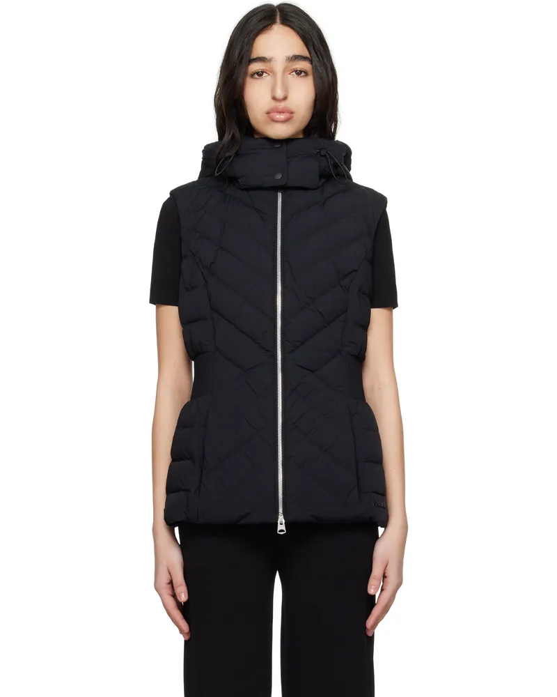 Mackage Black Hoshi Hooded Light Down Vest C0001