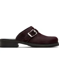 Our Legacy Burgundy Camion Mules Bordeaux