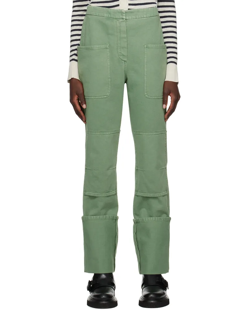 Max Mara Green Facella Trousers 16
