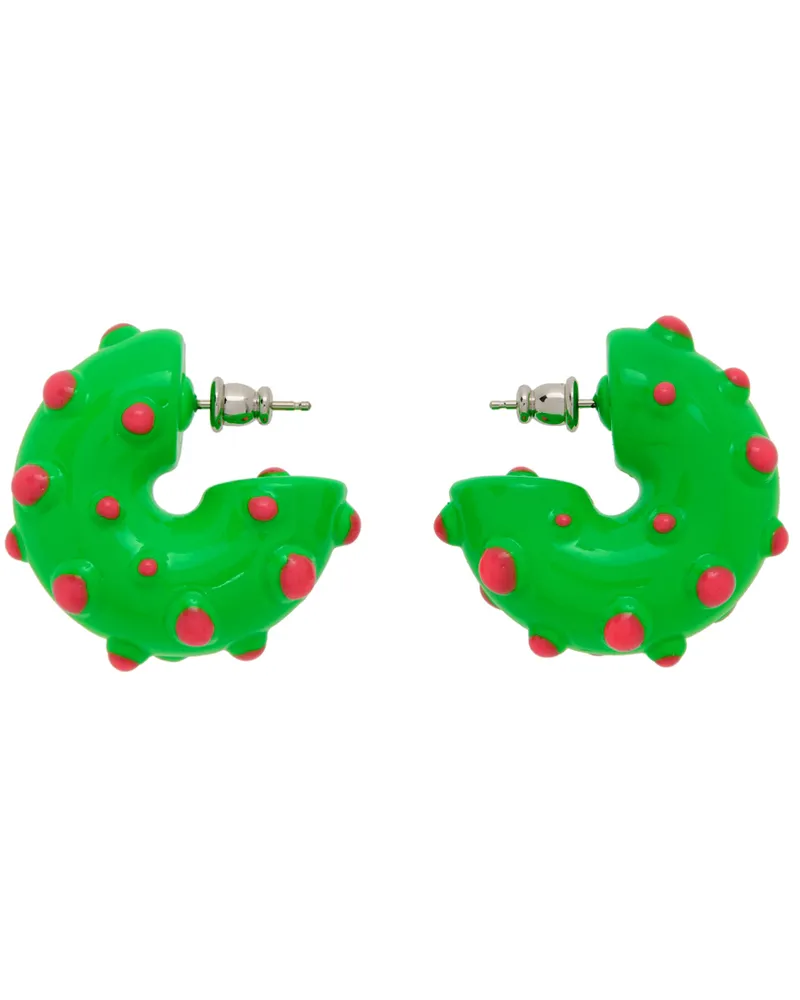 SafSafu Green Rave Earrings Green