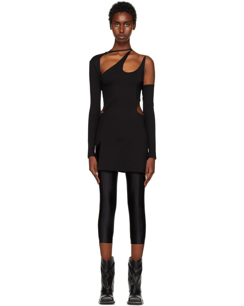 Heliot Emil Black Seemly Minidress Black