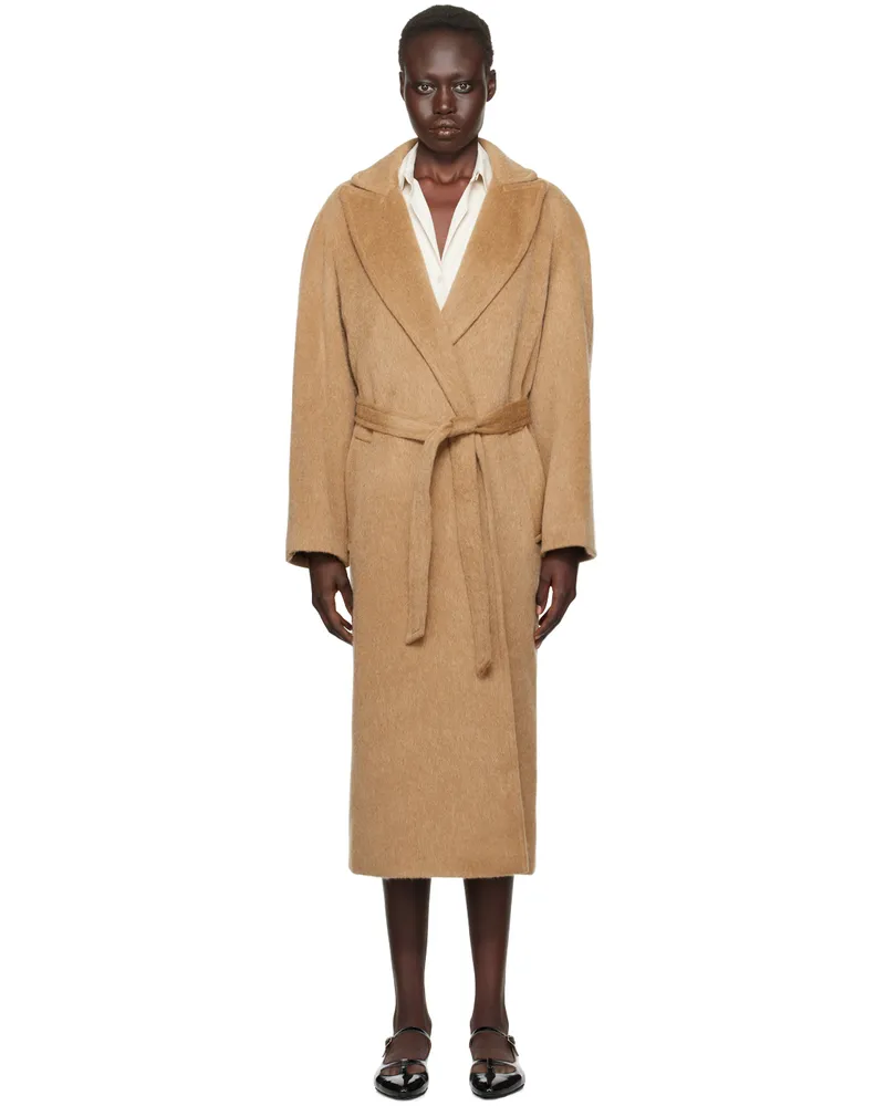 A.P.C. Tan Floriane Coat Cab