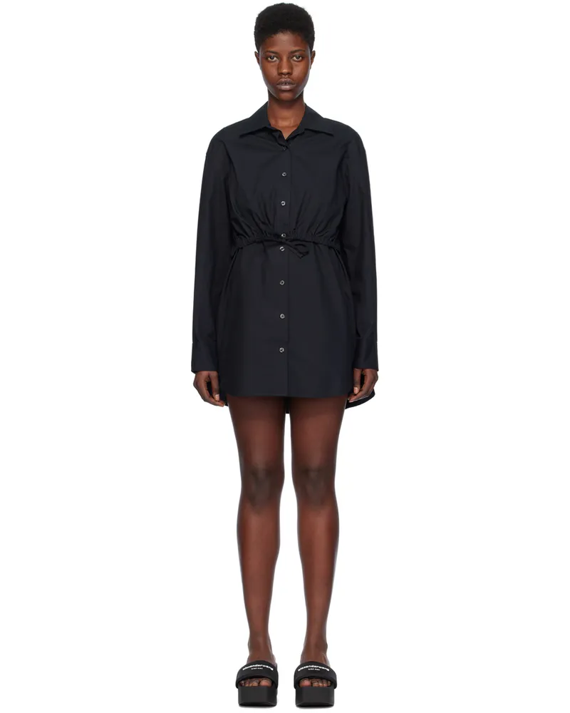 Alexander Wang Black Layered Dress 001