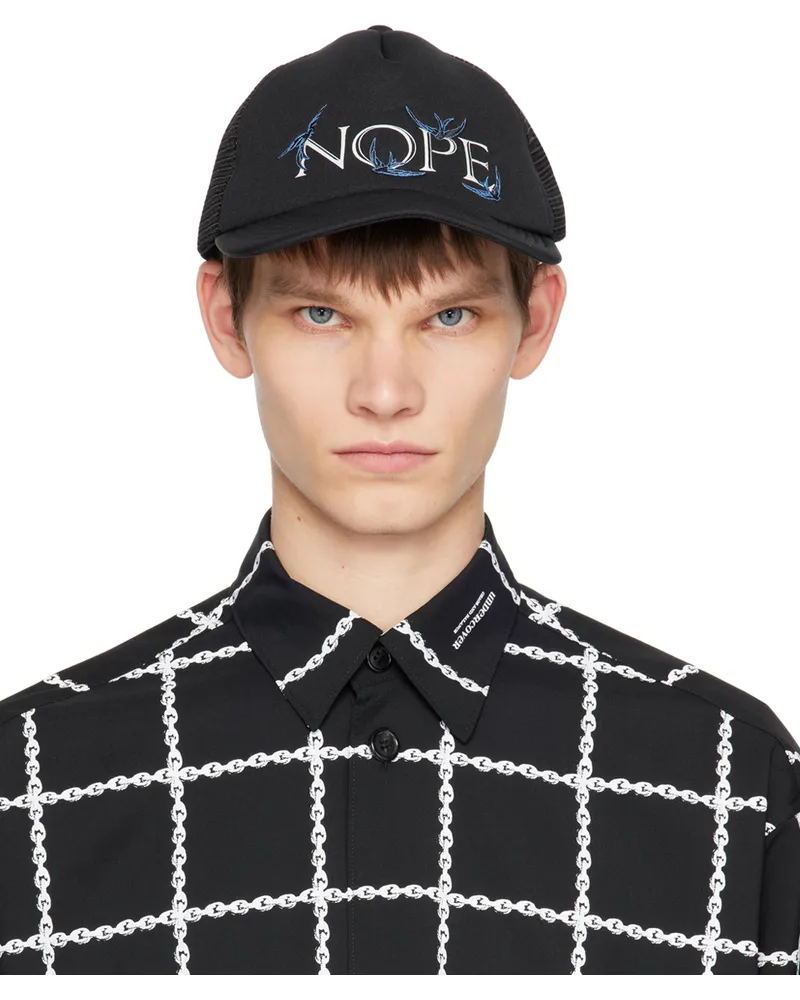 Undercover Black 'Nope' Cap Black