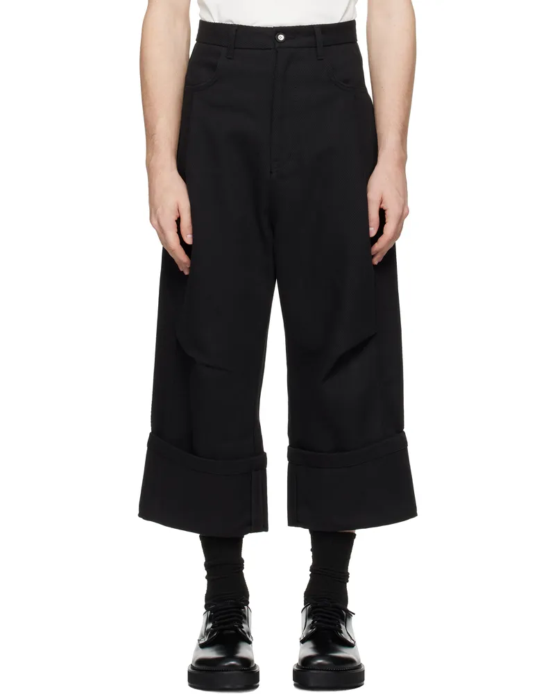 Adererror Black Product. 80 Trousers Noir