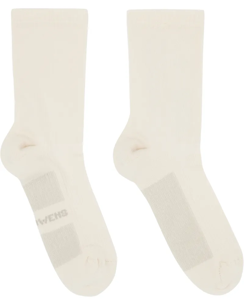 Rick Owens Off-White Concordians Knit Glitter Socks 2108