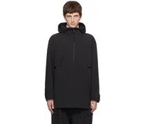 Black Double Hooded Jacket