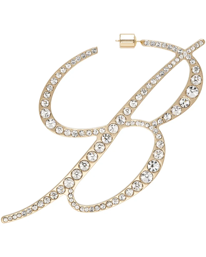 Blumarine Gold B Monogram Single Earring A8359