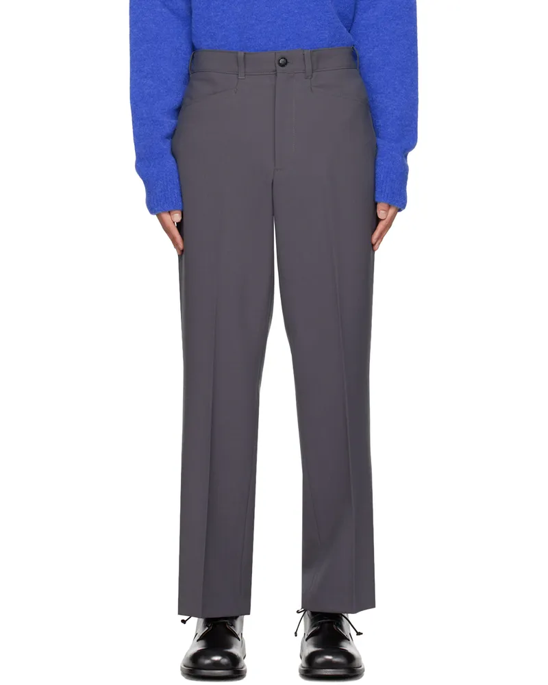 Róhe Gray Cropped Trousers 124