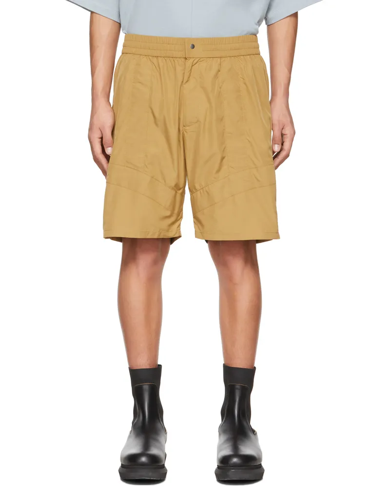 A. A. Spectrum Beige Alqama Shorts Sand