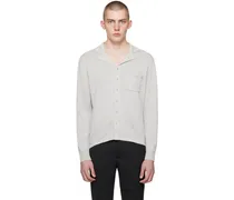 Gray Patch Pocket Shirt