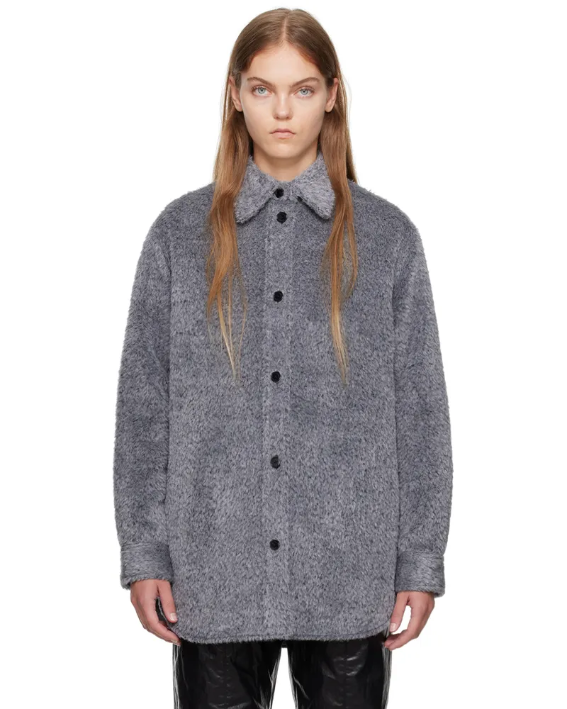 Isabel Marant Gray Celiane Coat 02gy