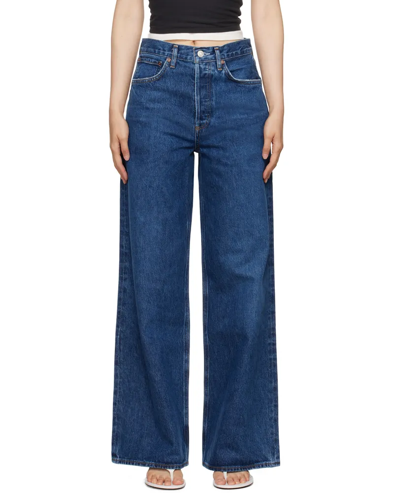 AGOLDE Blue Dame Jeans Enamour