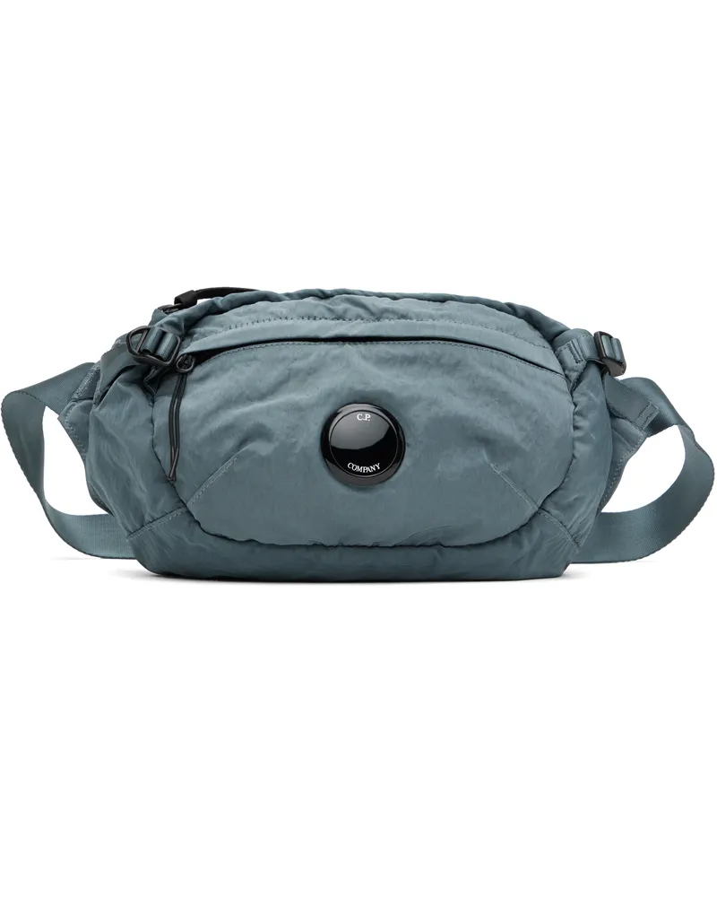 C.P. Company Blue Nylon B Crossbody Pack Bag 872