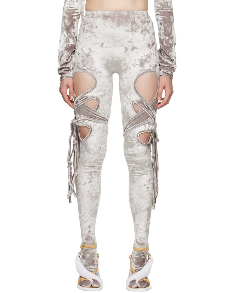 OTTOLINGER Silver Tabi Leggings Silver