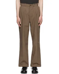 Taiga Takahashi Brown Lot 201 Trousers Brown