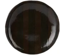 SSENSE Exclusive Black Glitter Stripe Pasta Bowl
