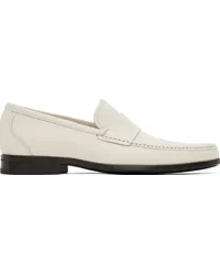 Ferragamo Off-White Signature Loafers Mascarpone